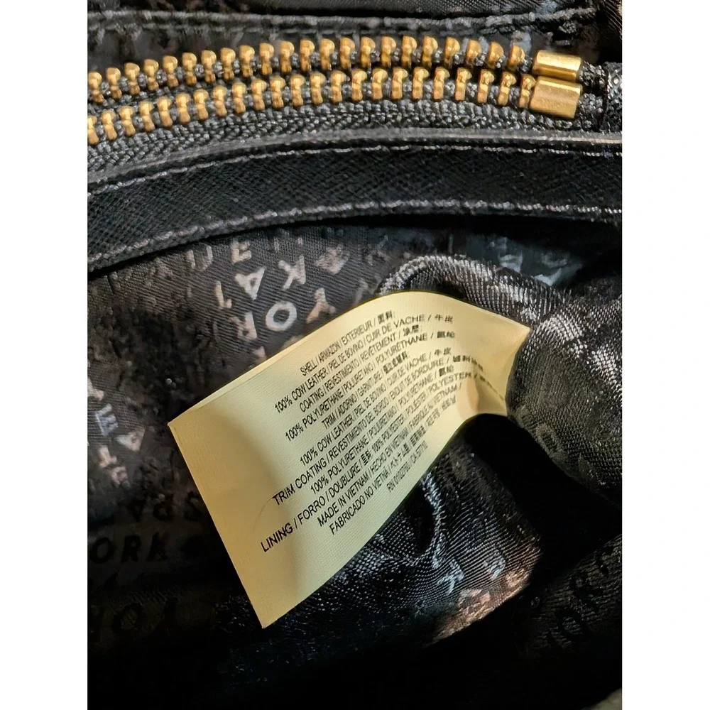 Kate Spade New York Cove Street Provence Satchel WKRU2790 Black‎ Leather
